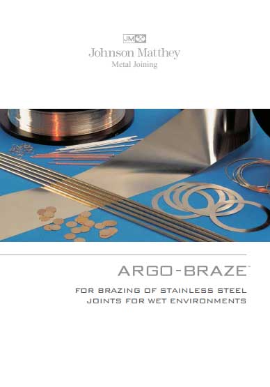 Argo-braze Stainless Steel Brochure pdf